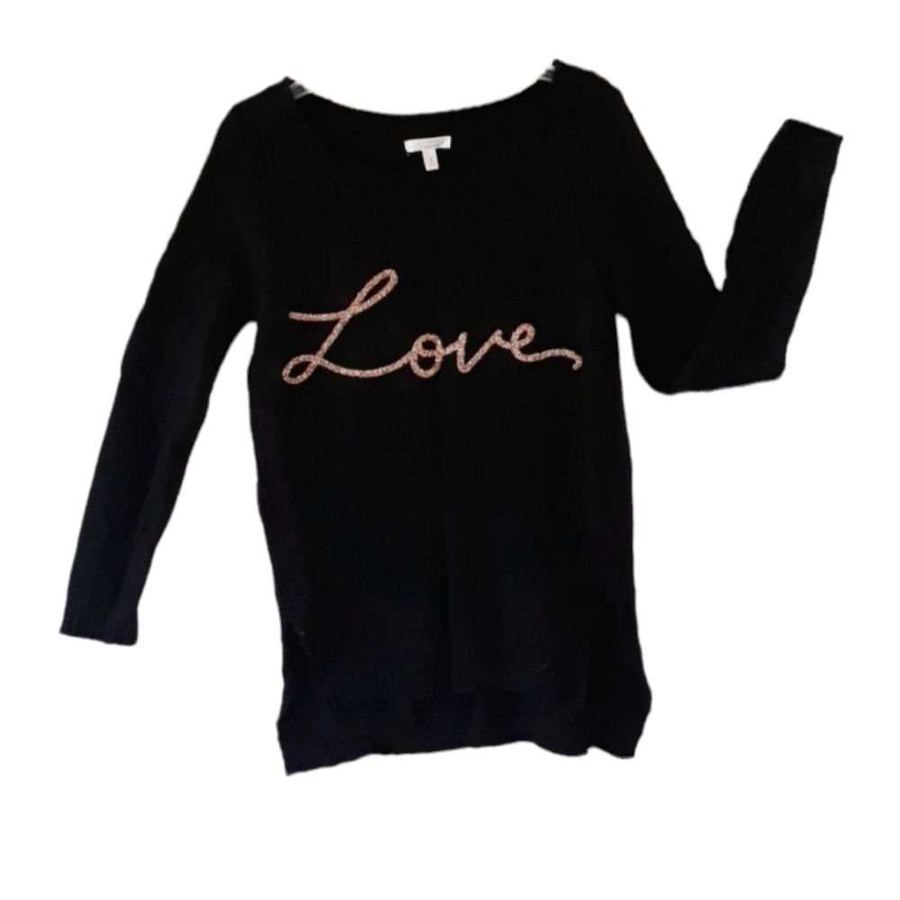 Lauren Conrad Love bling sweater
